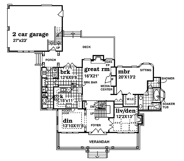 main floor house blueprint