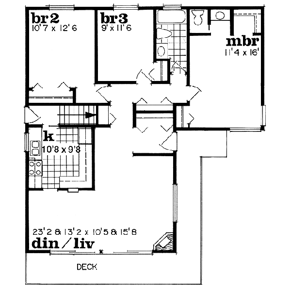 main floor house blueprint