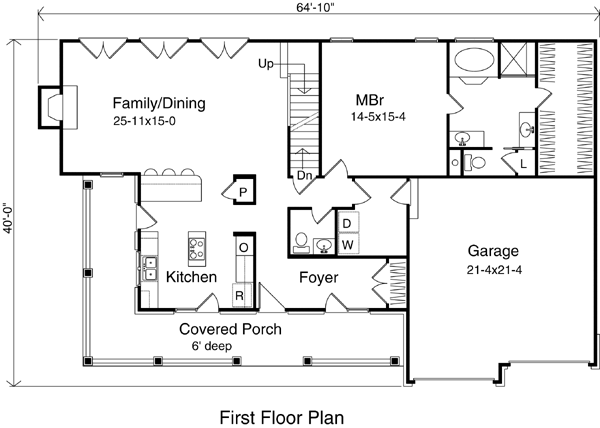 main floor house blueprint