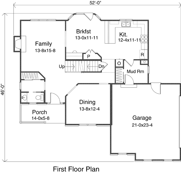 main floor house blueprint