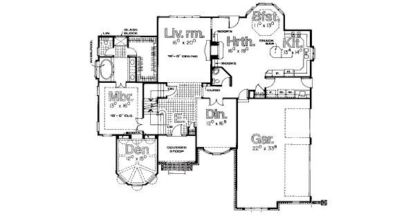 main floor house blueprint