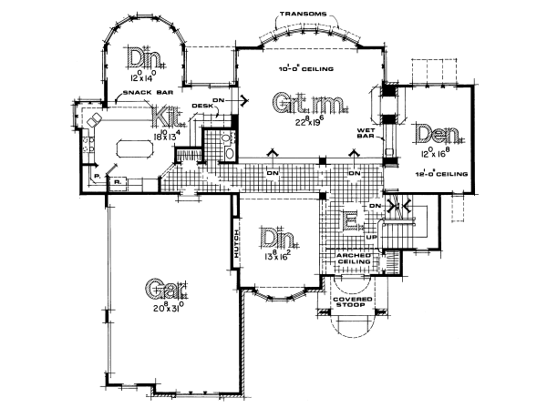 main floor house blueprint