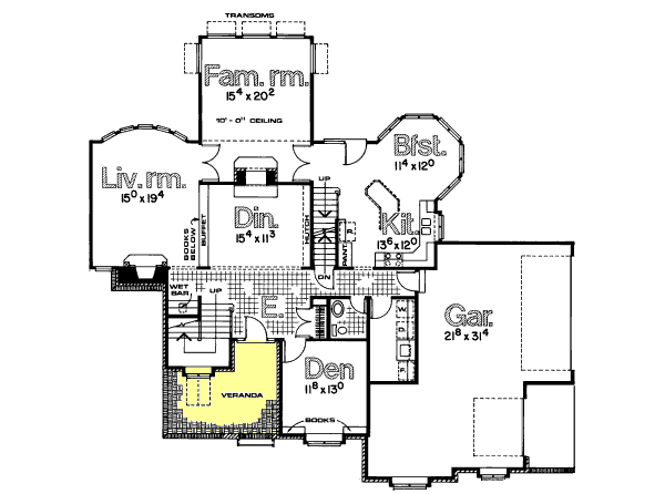 main floor house blueprint