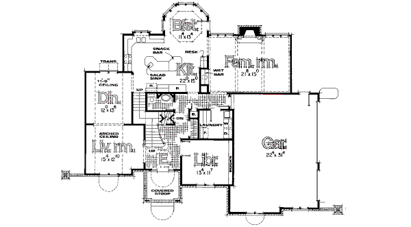 main floor house blueprint