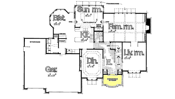main floor house blueprint