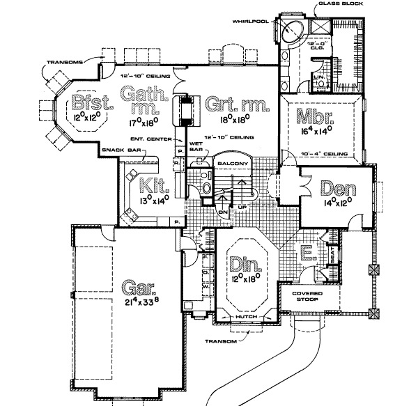 main floor house blueprint