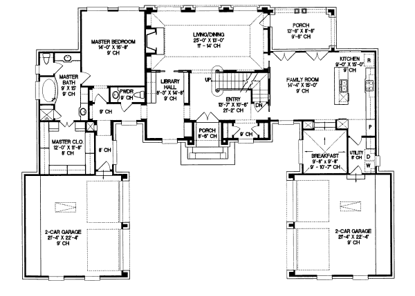 main floor house blueprint
