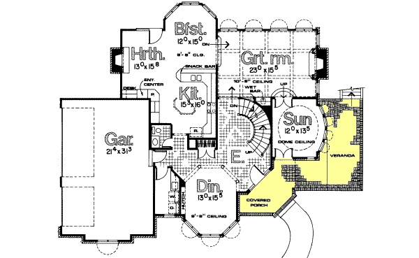 main floor house blueprint
