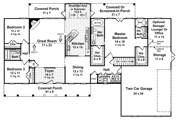 main floor house blueprint