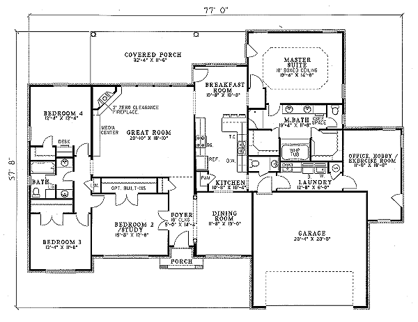 main floor house blueprint