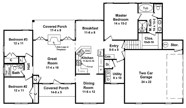 main floor house blueprint
