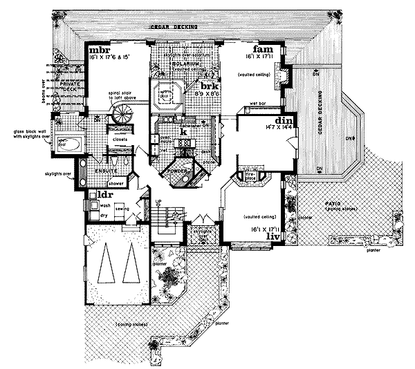 main floor house blueprint