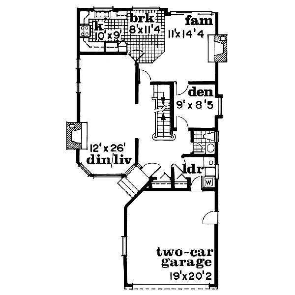 main floor house blueprint