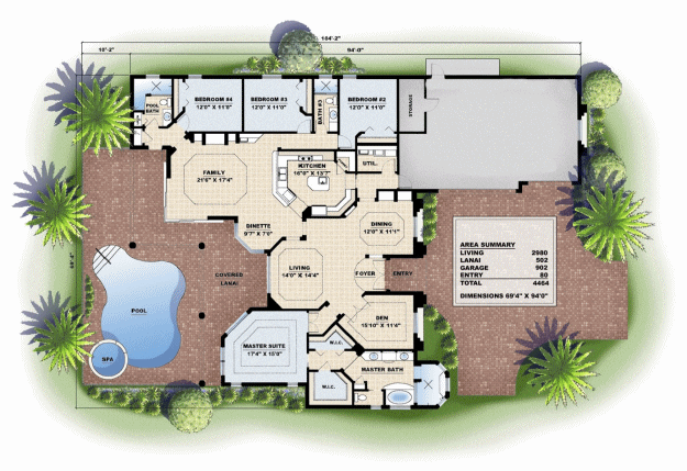main floor house blueprint