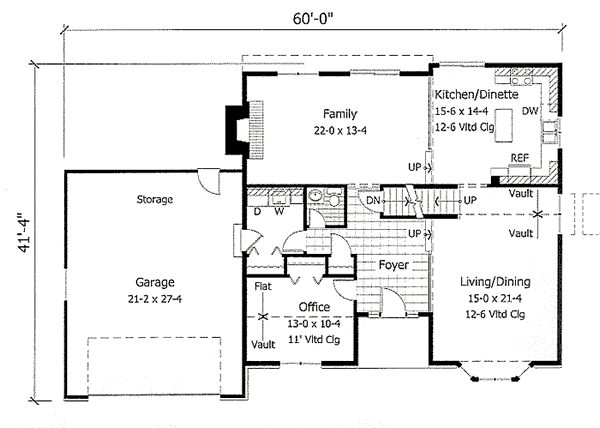 main floor house blueprint