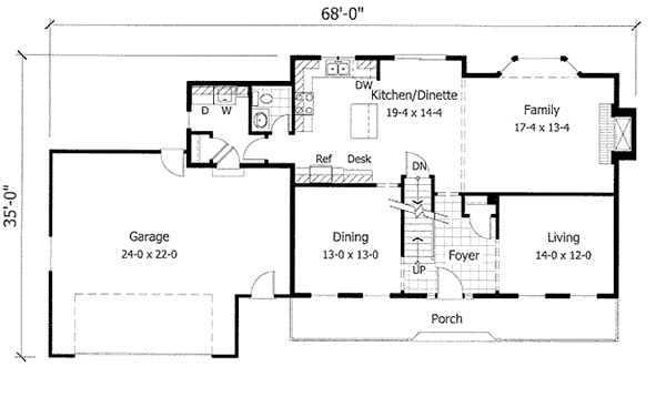 main floor house blueprint