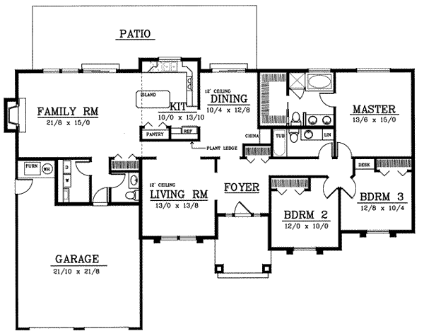 main floor house blueprint