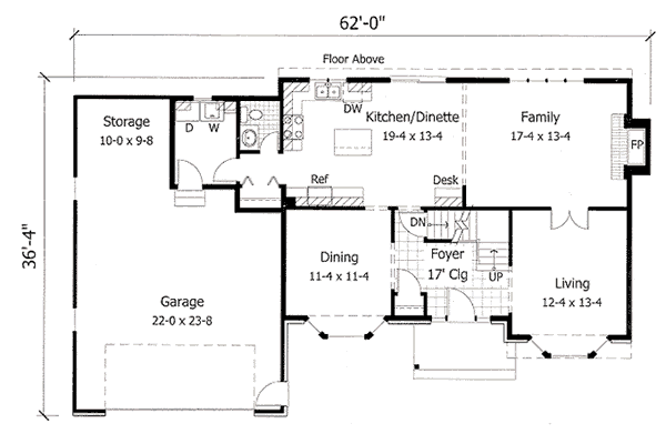 main floor house blueprint