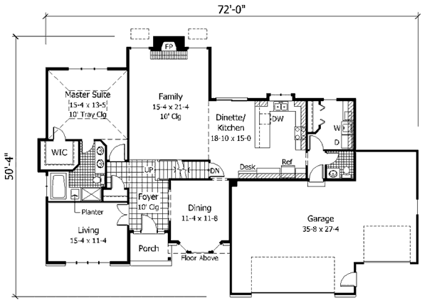 main floor house blueprint