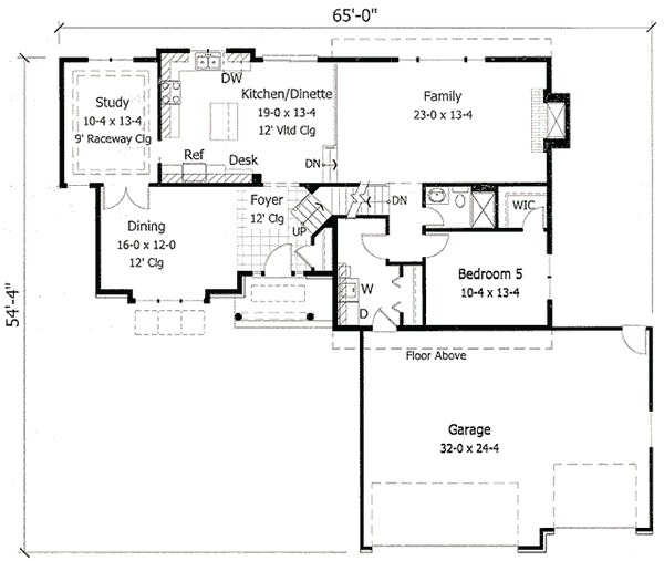 main floor house blueprint
