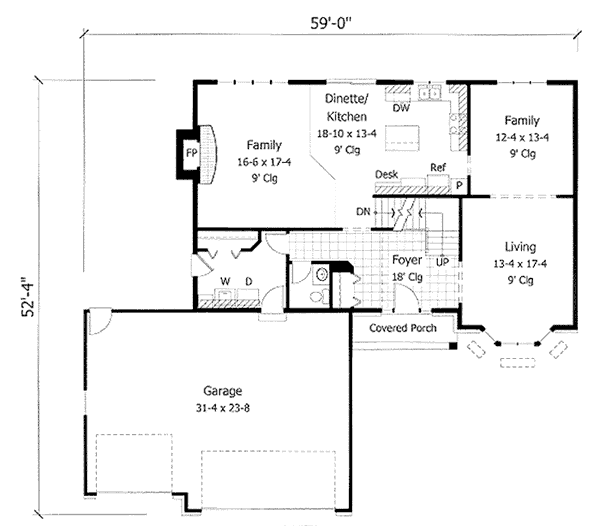 main floor house blueprint