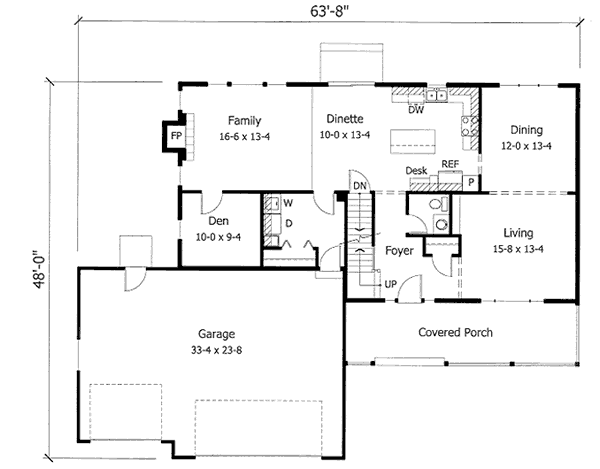 main floor house blueprint