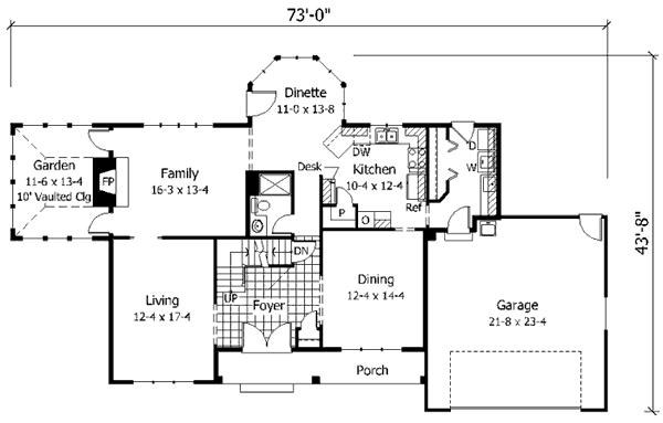 main floor house blueprint