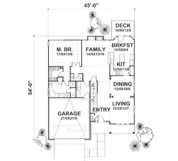 main floor house blueprint