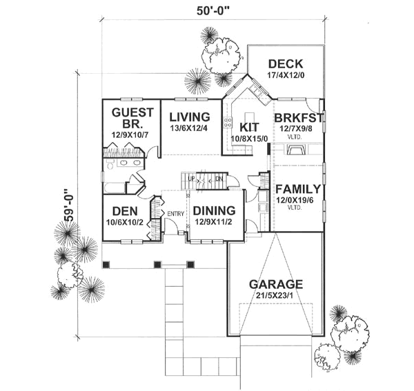 main floor house blueprint