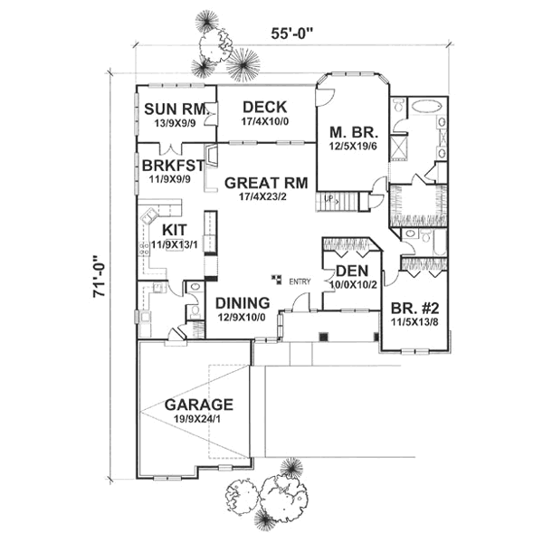 main floor house blueprint