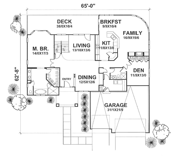 main floor house blueprint