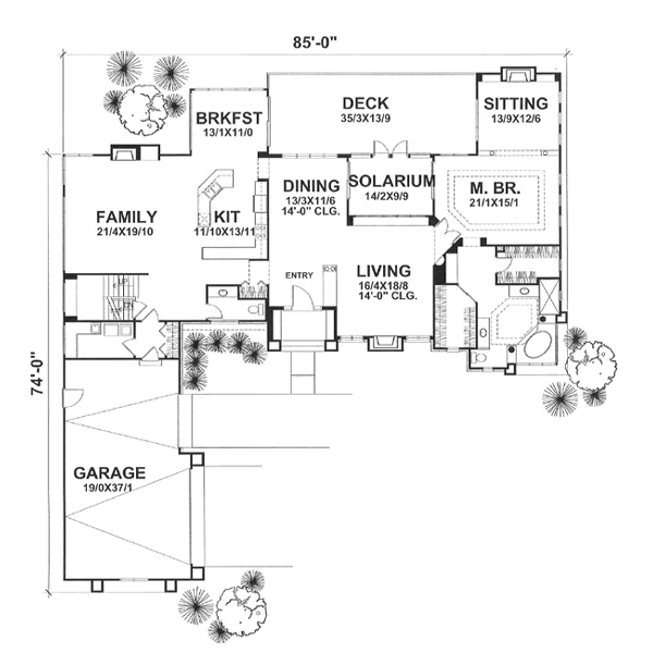 main floor house blueprint