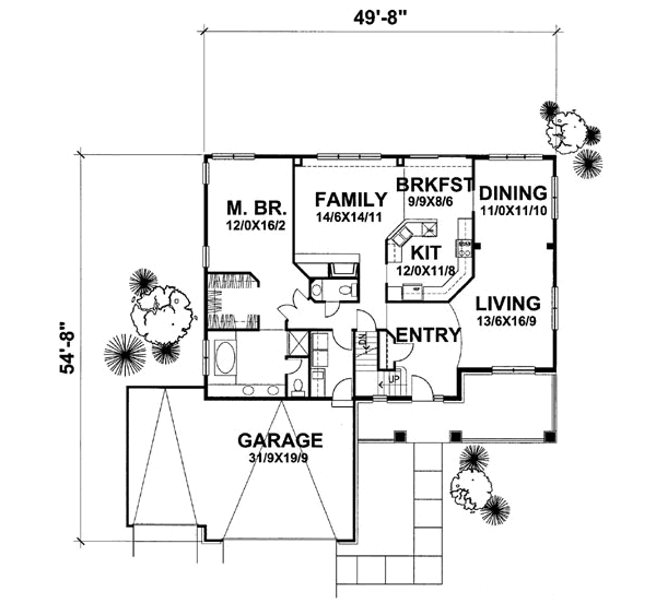 main floor house blueprint