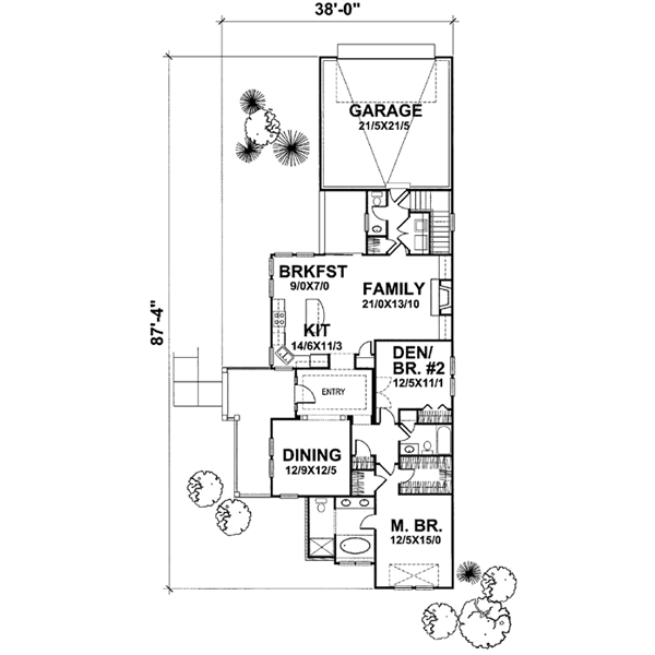 main floor house blueprint