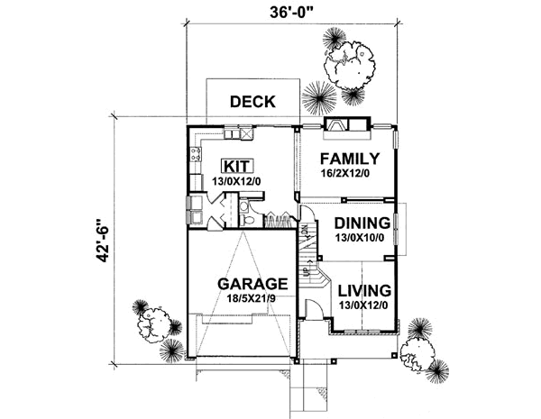 main floor house blueprint