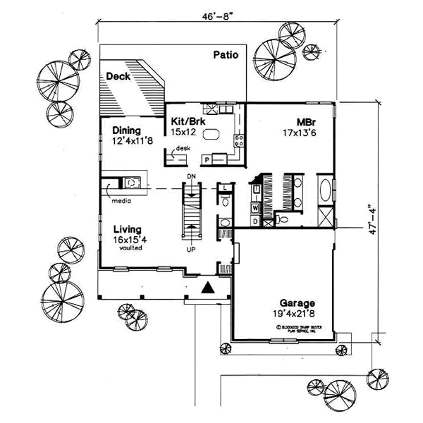 main floor house blueprint
