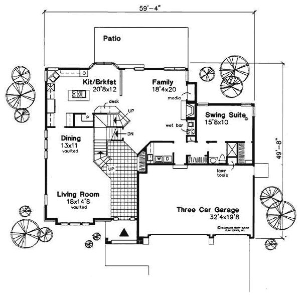 main floor house blueprint