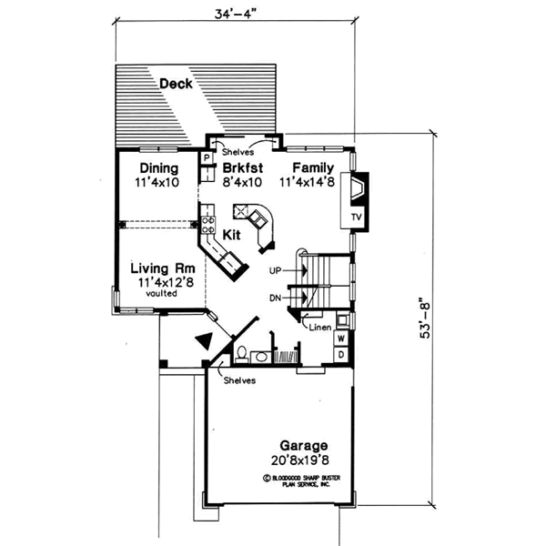 main floor house blueprint