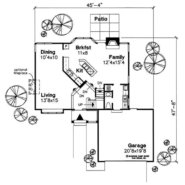 main floor house blueprint
