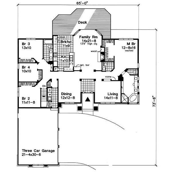 main floor house blueprint