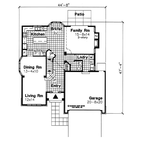 main floor house blueprint