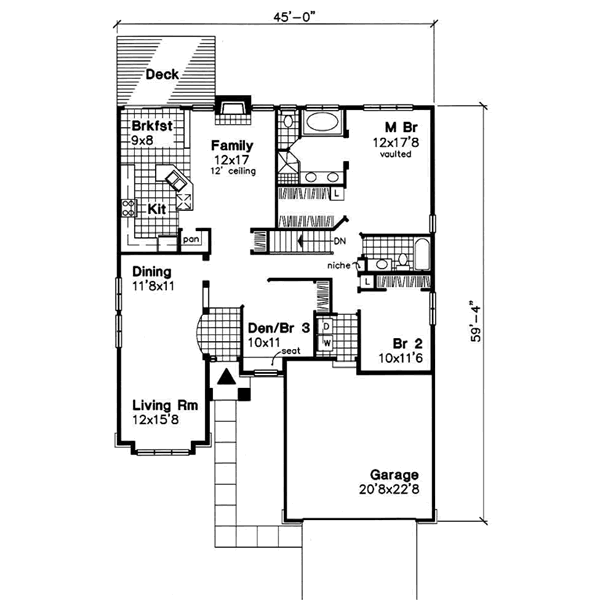 main floor house blueprint