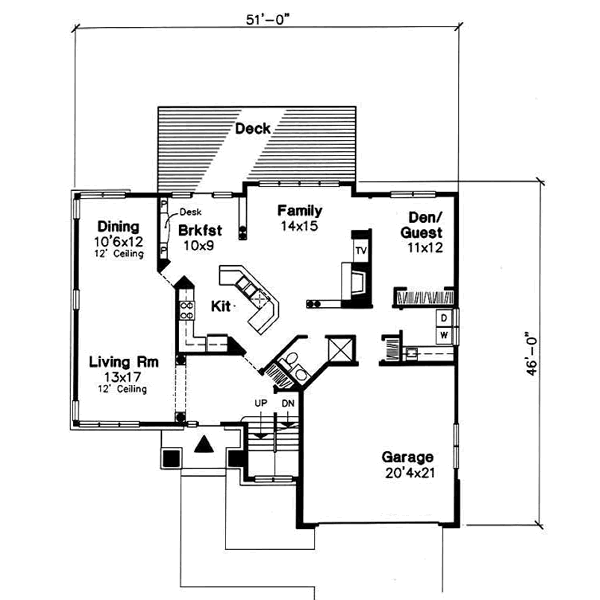 main floor house blueprint