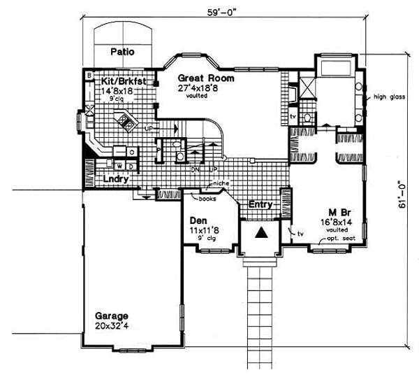 main floor house blueprint