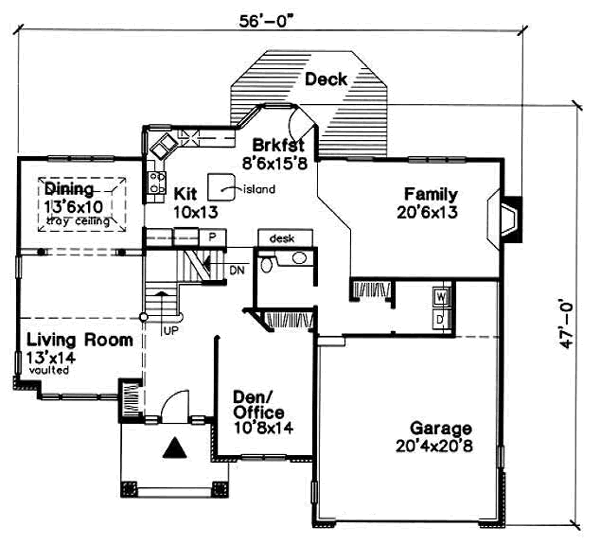 main floor house blueprint