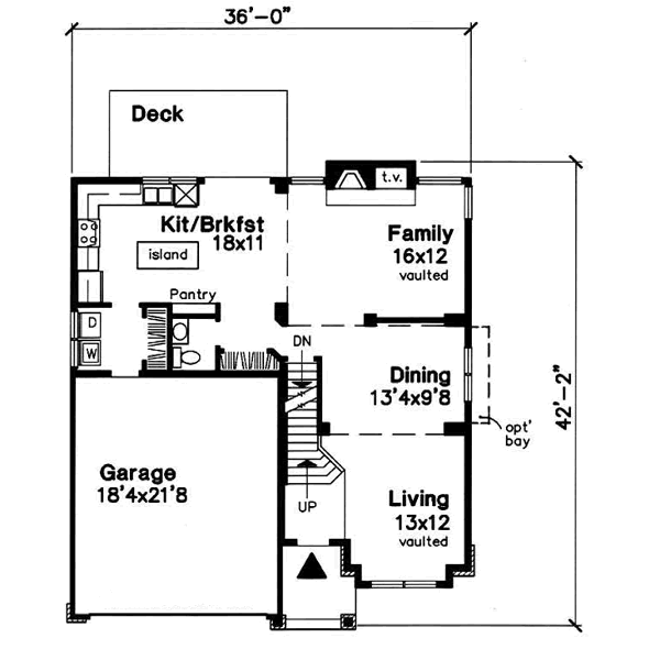 main floor house blueprint