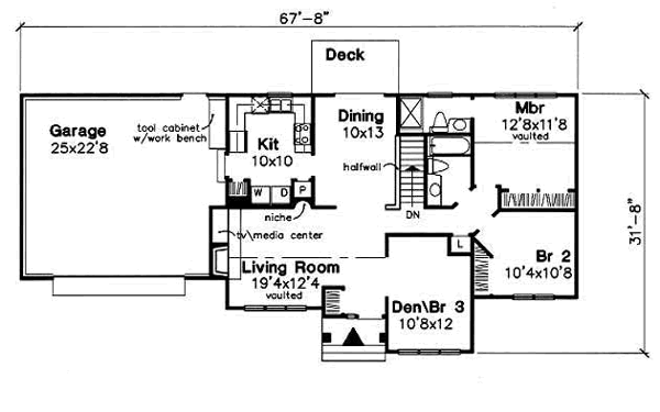 main floor house blueprint