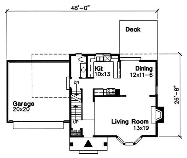 main floor house blueprint