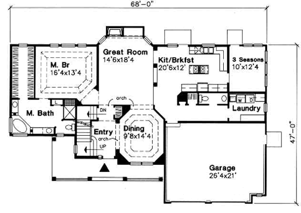 main floor house blueprint