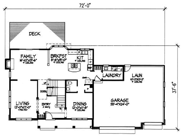 main floor house blueprint